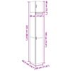 vidaXL Hochschrank Schmal Betongrau 30x42,5x225 cm Holzwerkstoff