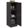 vidaXL Sideboard Schwarz 34,5x39x107 cm Stahl