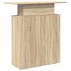 vidaXL Empfangstresen Sonoma-Eiche 100 x 40 x 104 cm Holzwerkstoff