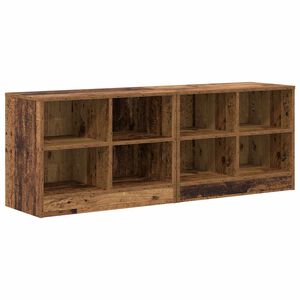 vidaXL Bettschrank 2 pcs Altholz 66 x 33 x 48 cm Holzwerkstoff