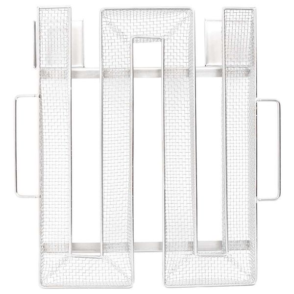 vidaXL Kaltrauchgenerator 4-Seitig 22,5 cm Edelstahl