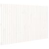 vidaXL Wand-Kopfteil Wei&szlig; 185x3x110 cm Massivholz Kiefer