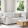 vidaXL 2-Sitzer-Sofa Wei&szlig; 180x81x84 cm Kunstleder