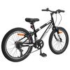 vidaXL Mountainbike 20 Zoll 6-Speed f&uuml;r 5-8 Jahre alt Schwarz