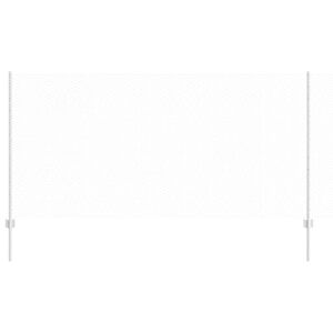 vidaXL Zaun mit Pfosten Silber