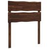 vidaXL Kopfteil mit Live Edge ROSTOCK Dunkelbraun 100 cm