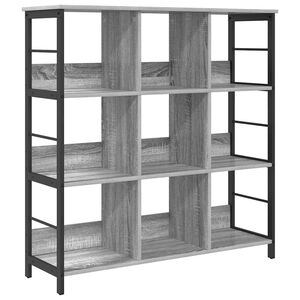 vidaXL B&uuml;cherregal 9 Ebenen 102 x 32 x 104,5 cm Holzwerkstoff