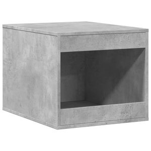 vidaXL Katzenklo Betongrau 47x59x42 cm Holzwerkstoff