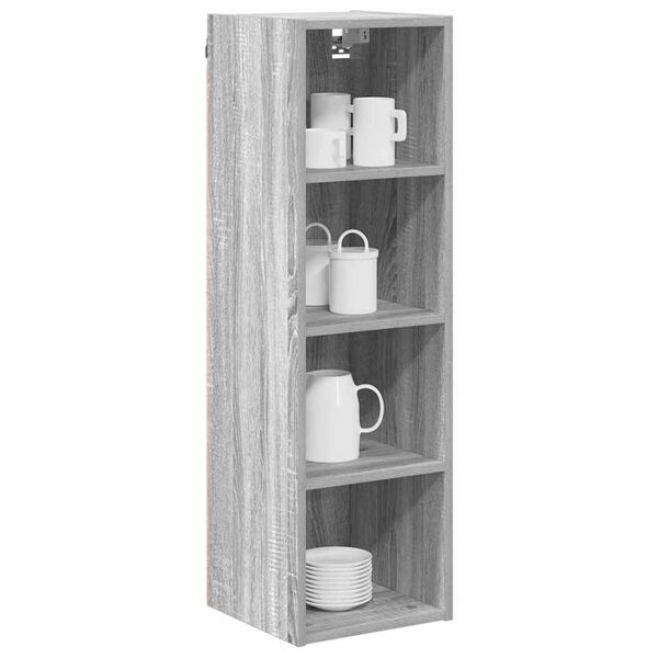 vidaXL H&auml;ngeschrank Graues Sonoma 30 x 29,5 x 100 cm Holzwerkstoff