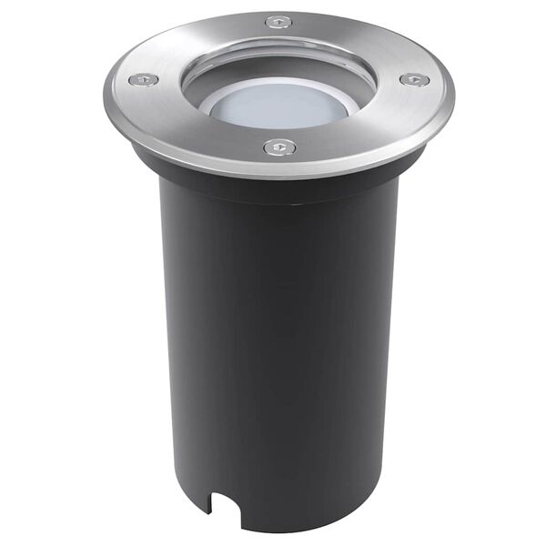 vidaXL LED-Bodeneinbaustrahler 3 Stk. Outdoor Rund