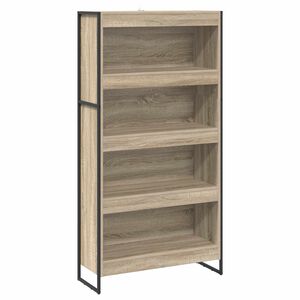 vidaXL B&uuml;cherregal 80 x 30 x 155 cm Holzwerkstoff Sonoma