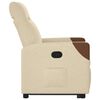 vidaXL Relaxsessel mit Aufstehhilfe Creme Stoff