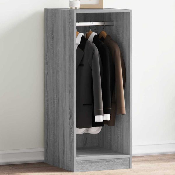 vidaXL Kleiderschrank Grau Sonoma 48x41x102 cm Holzwerkstoff