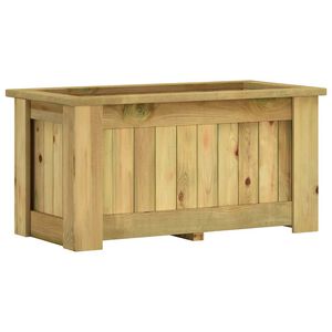vidaXL Hochbeet 100 x 50 x 50 cm Kiefernholz Impr&auml;gniert