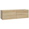 vidaXL 6-tlg. TV-Schrank-Set Sonoma-Eiche Holzwerkstoff