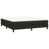 vidaXL Boxspringbettgestell Schwarz 160x200 cm Stoff