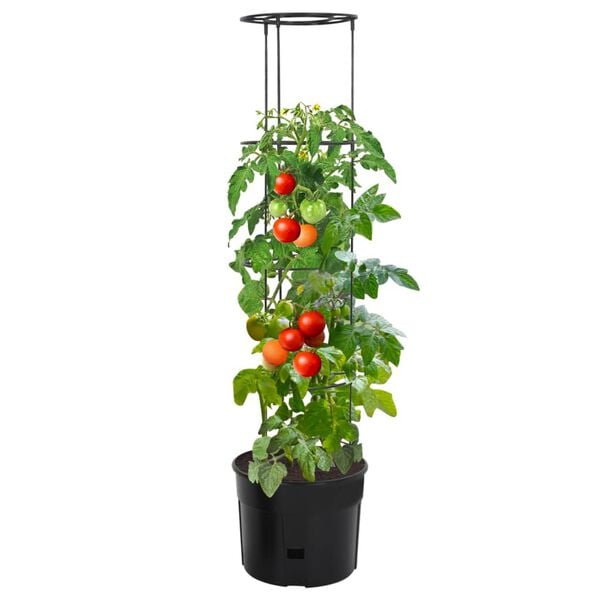 vidaXL Tomatentopf Anthrazit &Oslash;39x150 cm Polypropylen