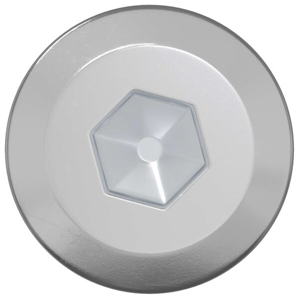 vidaXL Holzschrauben 1900 pcs Silber Stahl