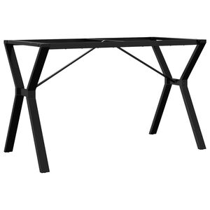 vidaXL Esstisch-Gestell in Y-Form 120x60x73 cm Stahl