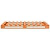 vidaXL Palettenbett Braun Massivholz Kiefer 160&times;200 cm