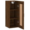 vidaXL Wandschrank Braun Eichen-Optik 34,5x34x90 cm Holzwerkstoff