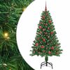 vidaXL K&uuml;nstlicher Weihnachtsbaum mit 150 LEDs mit St&auml;nder Gr&uuml;n 150 cm