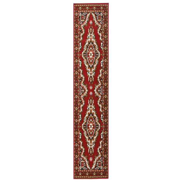vidaXL Teppichl&auml;ufer BCF Orientalisch Rot 60x450 cm