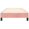 vidaXL Boxspringbettgestell Rosa 100x200 cm Samt