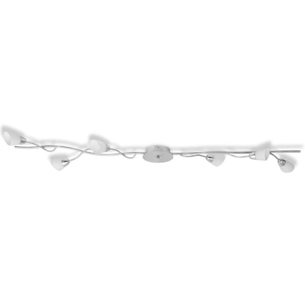 vidaXL Deckenleuchte mit 6 LED-Gl&uuml;hlampen G9 240 W