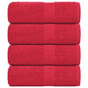 vidaXL Wascht&uuml;cher FROGN 4 Stk. Rot 30x30 cm 360 g/m&sup2;