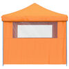 vidaXL Party-Zelt Orange 292 x 292 x 315 cm Oxford-Stoff