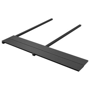vidaXL Terrassendiele 16 Stk. Schwarz WPC
