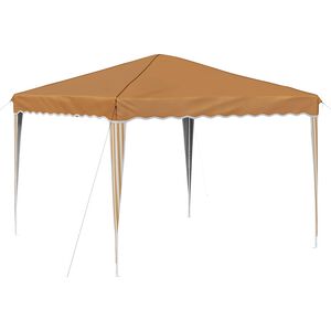 vidaXL Pop-up Partyzelt Beige 288 x 288 x 245 cm Oxford-Stoff