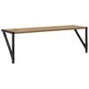 vidaXL Wandregale 2 pcs Artisan-Eiche 80 x 25 x 25,5 cm Holzwerkstoff