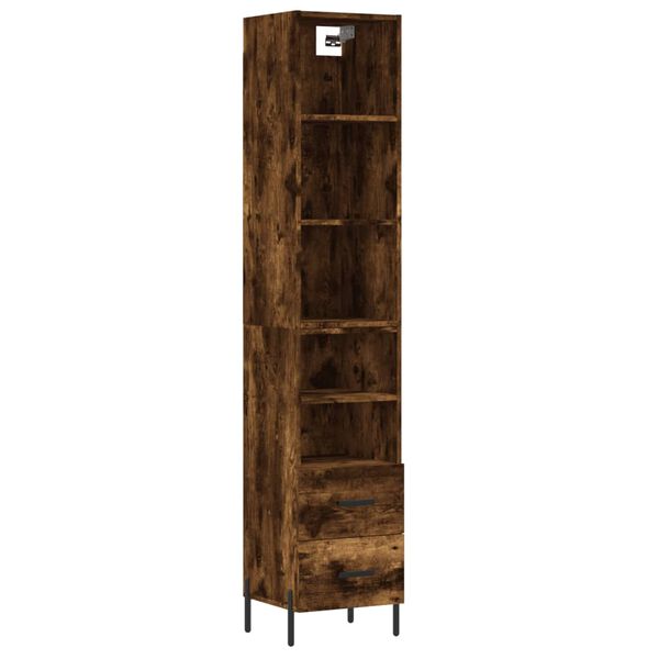 vidaXL Highboard R&auml;uchereiche 34,5x34x180 cm Holzwerkstoff