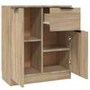 vidaXL Sideboards 2 Stk. Sonoma-Eiche 60x30x70 cm Holzwerkstoff
