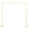 vidaXL Hochzeitsbogen Gold 338 x 35 x 300 cm Stahl