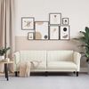 vidaXL Sofa 3-Sitzer Creme Samt