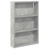 vidaXL Badezimmer-Wandschrank Betongrau 40 x 10 x 60,5 cm