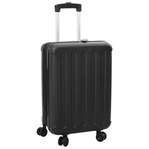 vidaXL Koffer mit Schloss Schwarz 43 x 27 x 66 cm ABS Kunststoff