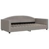 vidaXL Tagesbett Taupe 100x200 cm Stoff