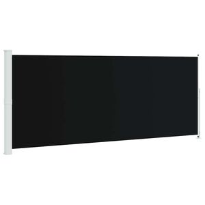 vidaXL Seitenmarkise Ausziehbar 200x500 cm Schwarz