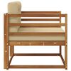 vidaXL Outdoor Mittelsofa Massivholz Akazie Natur