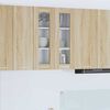 vidaXL H&auml;ngeschrank mit T&uuml;r Sonoma-Eiche 60 x 31 x 80 cm Holzwerkstoff