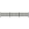 vidaXL Lattenzaun mit Pfosten 3 Stk. WPC 614x80 cm
