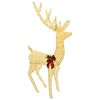 vidaXL 3D Weihnachtsrentier LOVIISA 250 LEDs Warmes Wei&szlig;