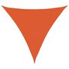 vidaXL Sonnensegel 160 g/m&sup2; Dreieckig Orange 5x5x5 m HDPE