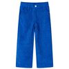 vidaXL Kinderhose Cord Kobaltblau 128