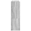 vidaXL Schuhregal Grau Sonoma 80x25x81 cm Holzwerkstoff