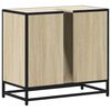 vidaXL Badschrank Sonoma-Eiche 65x33x60 cm Holzwerkstoff